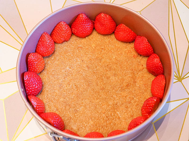 Cheesecake biscuit base