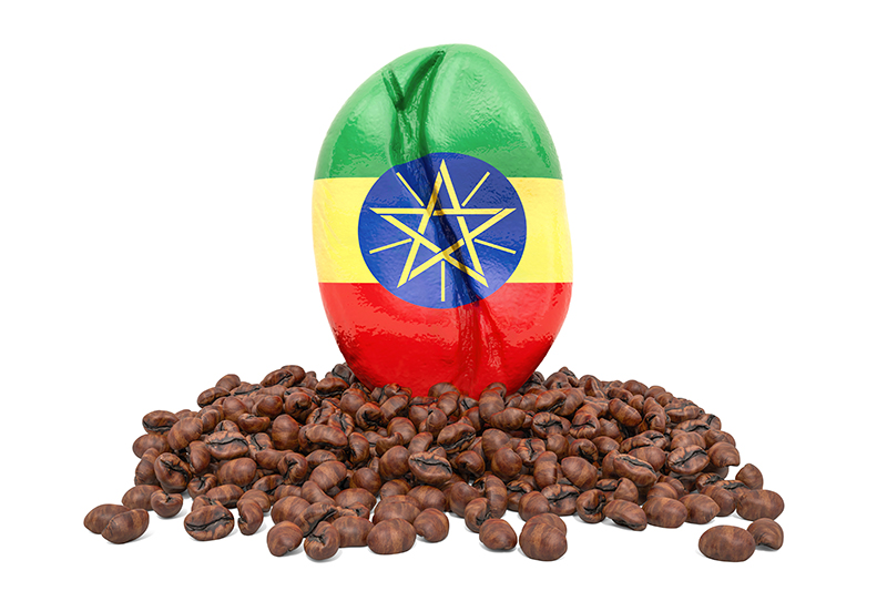 Coffee beans from Ethiopia